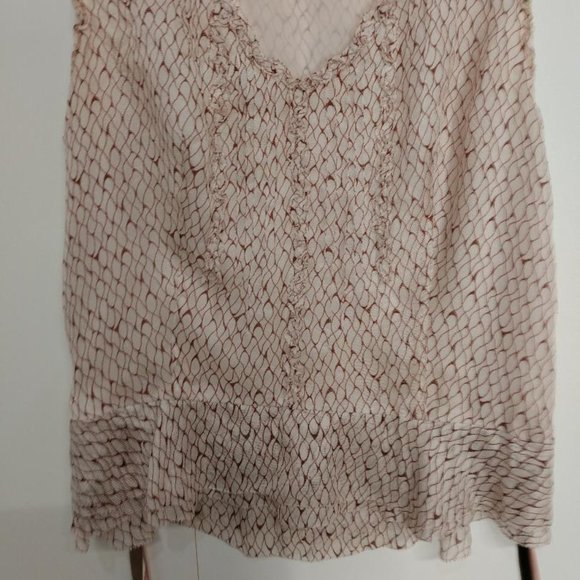 Ann Taylor Silk Sleeveless Blouse - Size M - Picture 7 of 7